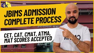 Complete JBIMS Admission Process CET CAT CMAT ATMA MAT Scores accepted [upl. by Aidahs]