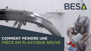 COMMENT PEINDRE UNE PIÈCE EN PLASTIQUE NEUVE Processus Complet [upl. by Damicke]