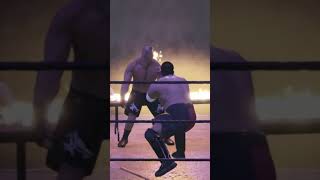 BROCK LESNAR VS SAMOA JOE TITLE MATCH [upl. by Ermine]