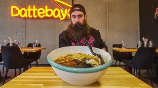 IN NORWAY ATTEMPTING A RAMEN CHALLENGE WHICH HAS ONLY BEEN BEATEN ONCE IN 5 YEARS  BeardMeatsFood [upl. by Madalena98]