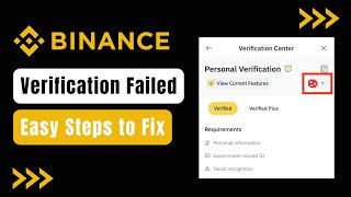 How To Fix Binance Verification Failed  Intermediate Verification Failed Solution 2023 [upl. by Germain]