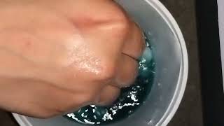 Crunchy Mothballs Playing With Blue Kerosene⚪💙mothball oddlysatisfying asmr satisfying [upl. by Kramlich69]