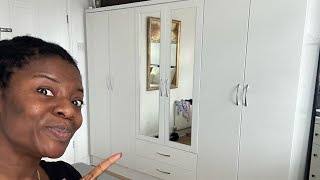 how to install cascio 6 door wardrobe with mirror from Wayfair  full review  instructions [upl. by Durant340]