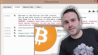 Getting your Private Keys from the Bitcoin Core wallet [upl. by Emili]