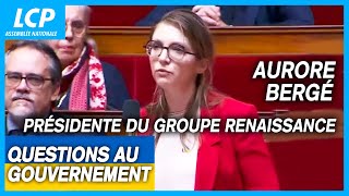 Aurore Bergé  Présidente du groupe Renaissance  Questions sur la situation en Ukraine [upl. by Debo118]