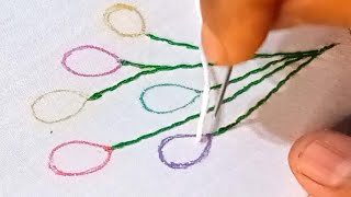 Beautiful Embroidery Stitches by hand embroidery Kadhai [upl. by Ykciv799]