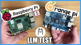 Raspberry Pi 5 vs Orange Pi 5B Test of LLM Performance [upl. by Mullane]