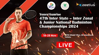 Day 4  Court 4  47th INTER STATE  INTER ZONAL amp JUNIOR NATIONAL BADMINTON CHAMPIONSHIPS 2024 [upl. by Viviene]