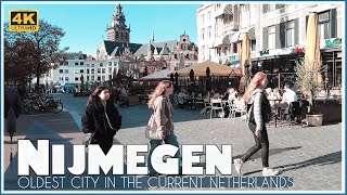 Walking Tour in Nijmegen 🇳🇱  Oldest city in the current Netherlands  Nijmegen Centre  4k [upl. by Tomchay]