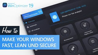 Ashampoo WinOptimizer 19  Make your Windows faster cleaner and more discreet [upl. by Noryahs]