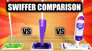 Swiffer Sweeper vs Swiffer WetJet vs Swiffer PowerMop [upl. by Affrica226]