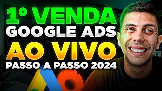 Google Ads Para Afiliados  VENDENDO AO VIVO NA HOTMART e Subindo Campanha do Zero PASSO A PASSO [upl. by Sheilah]