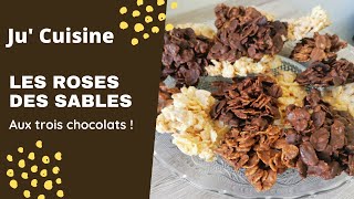 LA recette des roses des sables  3 chocolats [upl. by Hartley530]