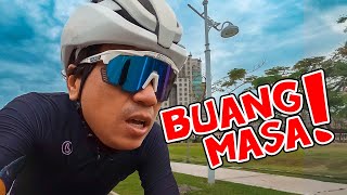 BUANG MASA JE KAYUH BASIKAL RUNNING PUN SAMA YE KE [upl. by Mikaela]