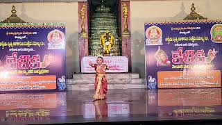 MOOSHIKA VAHANA SONG STAGE PERFORMANCE BY DHRUVI [upl. by Ahsinelg345]