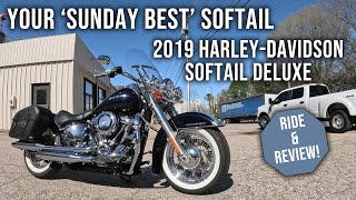 Classier than a Heritage 2019 HarleyDavidson Softail Deluxe Motorcycle [upl. by Leonteen]