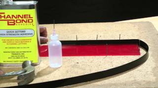 Channel Bond Adhesive Product Demonstration  The Sign Syndicate [upl. by Ahaelam754]