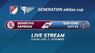 Deportivo Saprissa vs New York City FC  2017 Generation adidas Cup [upl. by Aihsinyt]