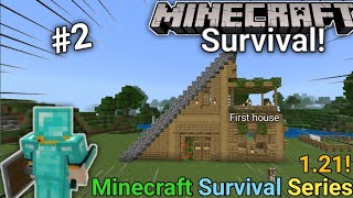 Minecraft pocket edition 121 survival series part 2 [upl. by Aniakudo779]