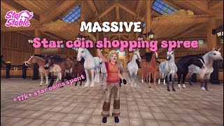 Massive star coin shopping spree 17k star coins spent [upl. by Annavaj]