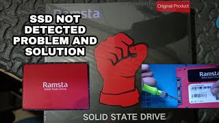 HOW TO FIX SSDSOLID STATE DRIVE NOT DETECTED [upl. by Mathis]