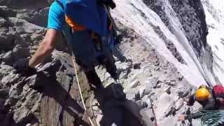 Couloir du Goûter  Mont Blanc juillet 2015 [upl. by Janette]