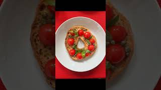 veganfood veganpizza pizzavegana peperoniripieni cenevegane mangiarevegano comidavegana [upl. by Asyen]