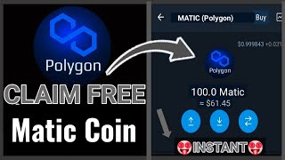 Claim Free polygon matic 2024  Earn Free polygon matic  how to get free crypto [upl. by Lyndes]