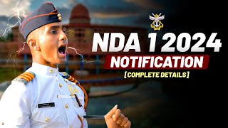 NDA 1 2024 Notification and Exam Date [upl. by Attalie448]