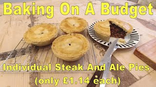 Individual Steak And Ale Pie Recipe [upl. by Ken837]