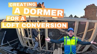 Creating A Dormer For A Loft Conversion  UK Attic Conversion [upl. by Adnicul]