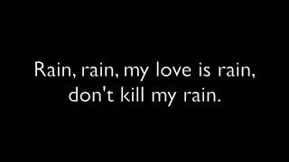 RAIN by Ivo Dimchev lyrics video [upl. by Ratep712]