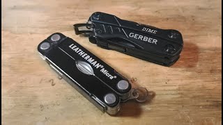 Leatherman Micra VS Gerber Dime multitool review [upl. by Ades]