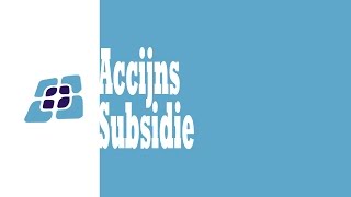 H6  Accijns en subsidie [upl. by Aire]