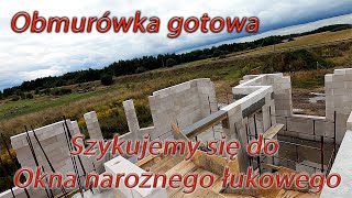 Budowa gotowa do montażu szalunku łukowego okna narożnego i szalunku stropu  Będzie ciekawie [upl. by Delphina935]