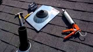 How To Repair A Leaky Roof Vent Or Vent Stack Pipe [upl. by Lower]