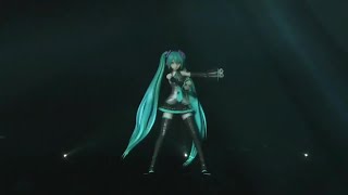 Hatsune Miku FLOSSING on stage [upl. by Anawk]