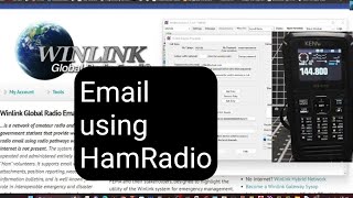 KENWOOD D75  WINLINK  Email Using Ham Radio [upl. by Ondrea69]