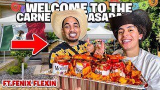 FENIX FLEXIN PULLS UP TO THE CARNE ASADA WCHEF SUIE [upl. by Aeirdna]