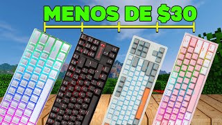 👉TOP 5 MEJORES TECLADOS MECANICOS BARATOS POR MENOS DE 30 DOLARES [upl. by Atiuqcir]