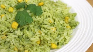 ARROZ VERDE POBLANO  ALE DE NAVA [upl. by Enala682]