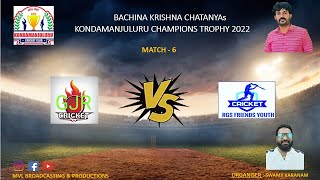 BACHINA KRISHNA CHAITANYAS KCT AP 2022  RGS CHPETA vs GJR CRICKET [upl. by Oliviero119]