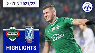 Radomiak Radom  Lech Poznań 21  SKRÓT  Ekstraklasa 202122  18 Kolejka [upl. by Aggi]