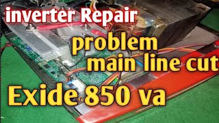 Exide inverter 850vA  main power bar bar cut ho raha hai [upl. by Ermin894]