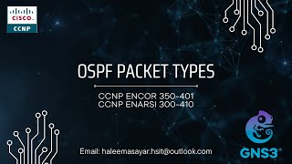 Lecture 07  OSPF Packet Types  CCNP  HindiUrdu [upl. by Nitsirt]