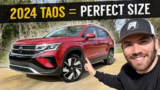 2024 VW Taos Review and Drive [upl. by Enattirb]