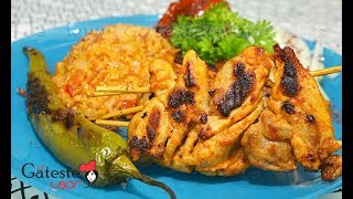 Sis Kebab Turcesc de Pui cu Bulgur  Tavuk Siş Kebab  أنت كباب دجاج [upl. by Niatsirt]