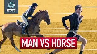 Runner Vs Horse  GTN Dartmoor Challenge [upl. by Rosinski659]