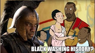 Black Washing History Troy amp BBC Cartoon Debunking [upl. by Eelimaj248]