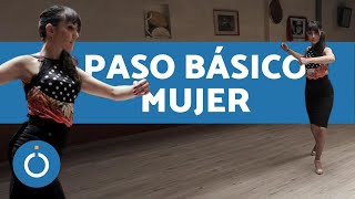 ¿Cómo bailar TANGO ARGENTINO 💃 Pasos Básicos MUJER Tutorial [upl. by Love]